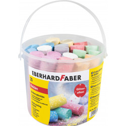 Eberhard Faber Straßenmalkreide Glitzer 20er Eimer