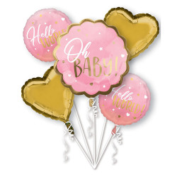 Bouquet Pink Baby Girl Fol