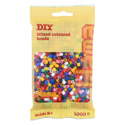 Hama® Bügelperlen Perlen gemischt, 1.000 Stück