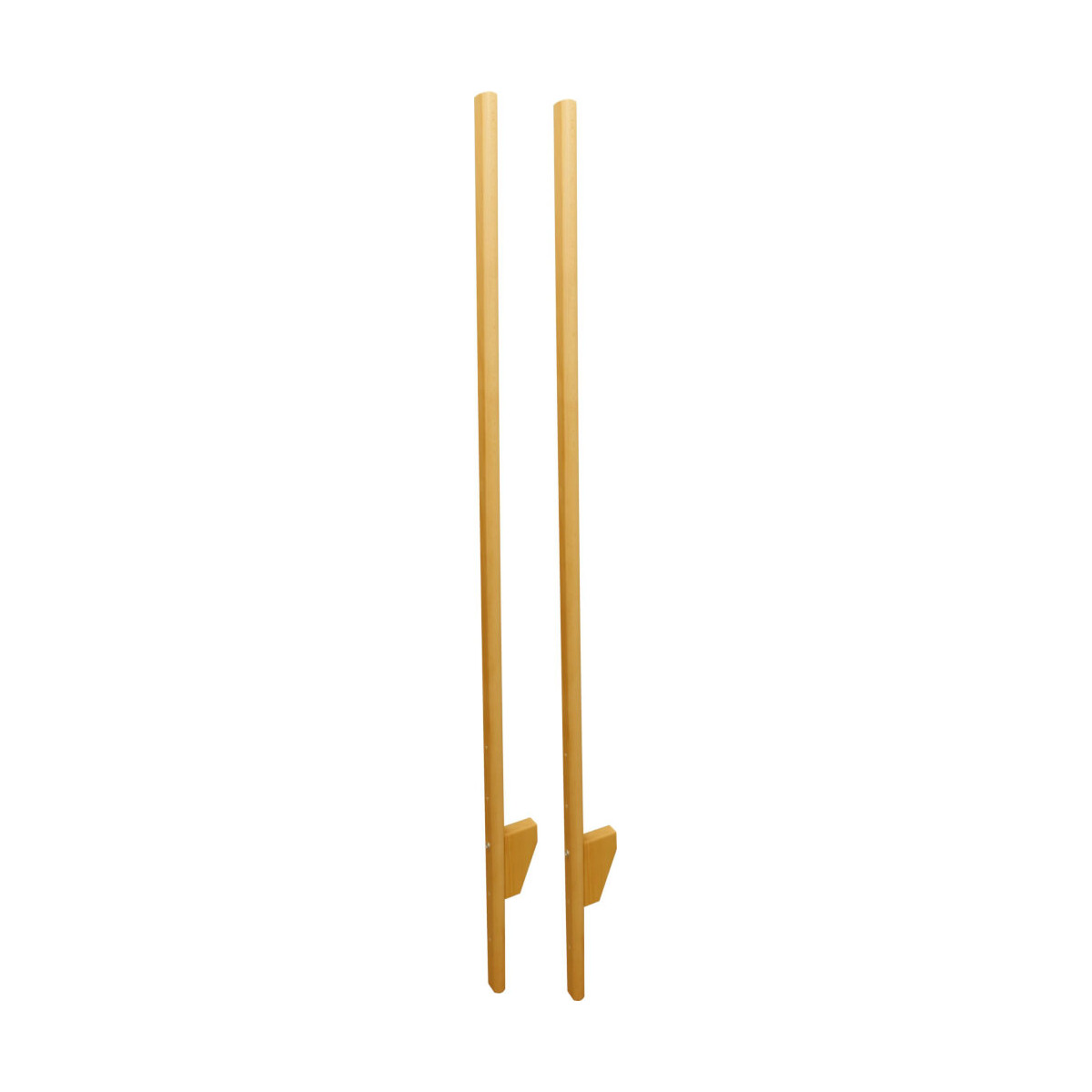 Outdoor active Stelzen aus Holz, Länge 150 cm, verstellbar