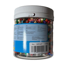 Hama® Bügelperlen Dose Volltonmix 3.000 Perlen