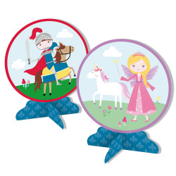 Tischdeko Princess & Knight