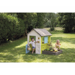 Smoby Spielhaus Square mit Sandkasten