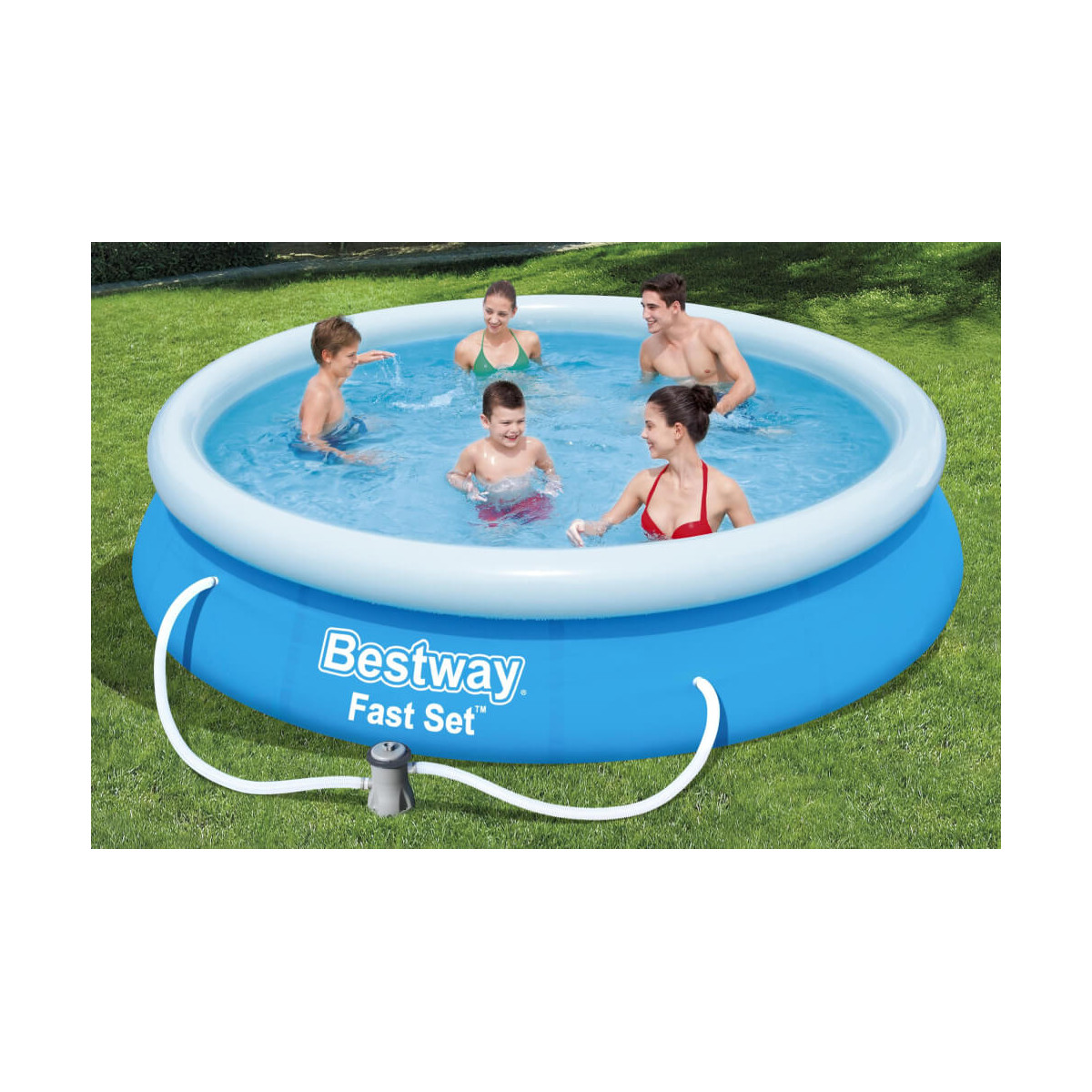 Fast Set™ Pool Set, rund, mit Filterpumpe 366 x 76 cm