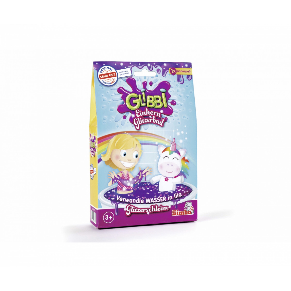 Glibbi Einhorn Glitzerbad
