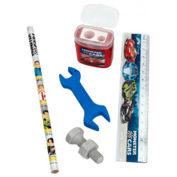 Depesche 5132 Monster Cars Schreibset Bleistift, Radie