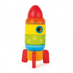 small foot Bunte Stapelrakete
