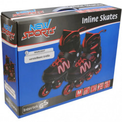 New Sports schwarz rot ABEC 7, Größe 35 38