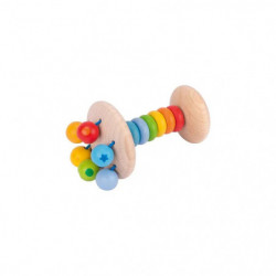 Greifling Elastik Stielrassel Regenbogen