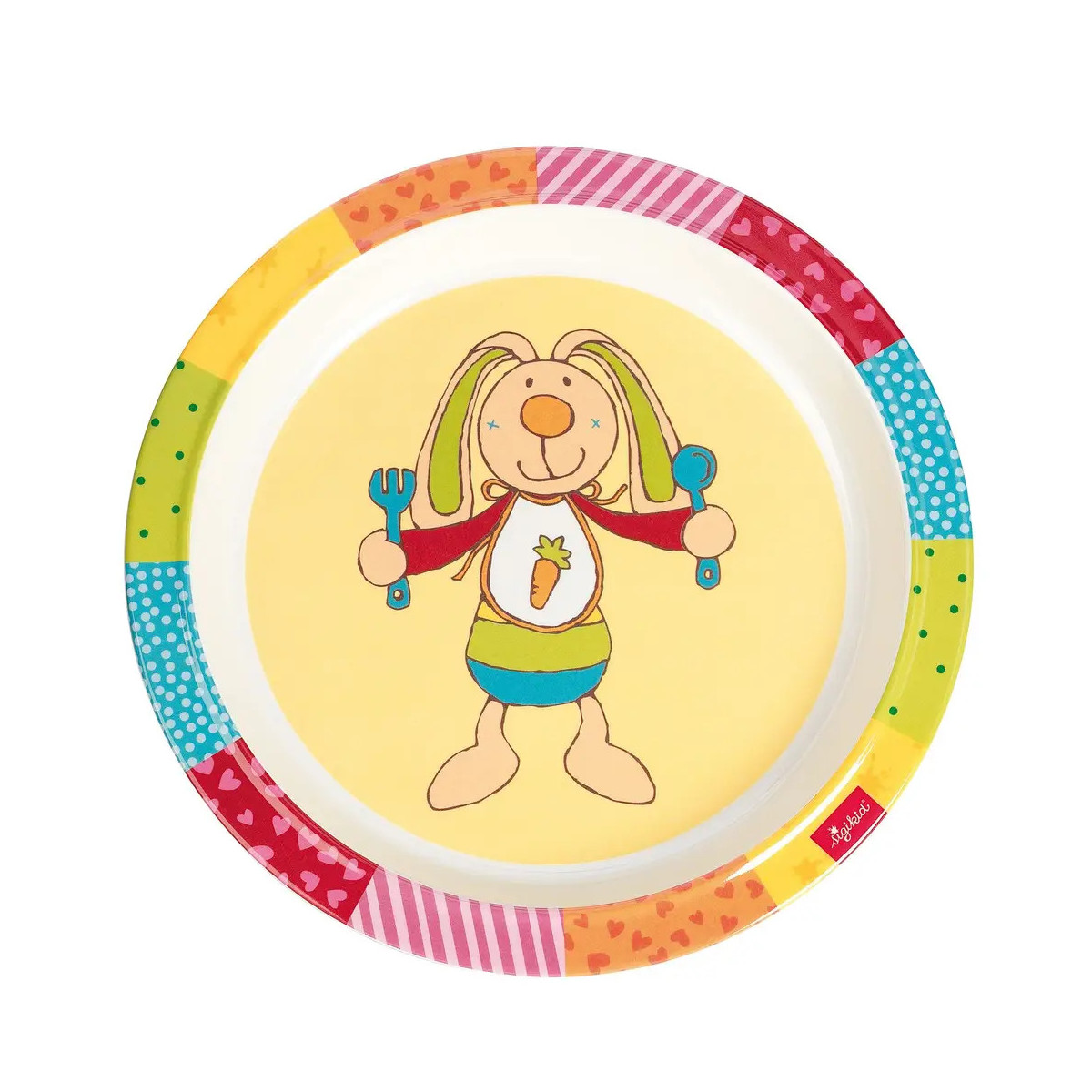 Sigikid Teller Hase RainbowRabbit rPET