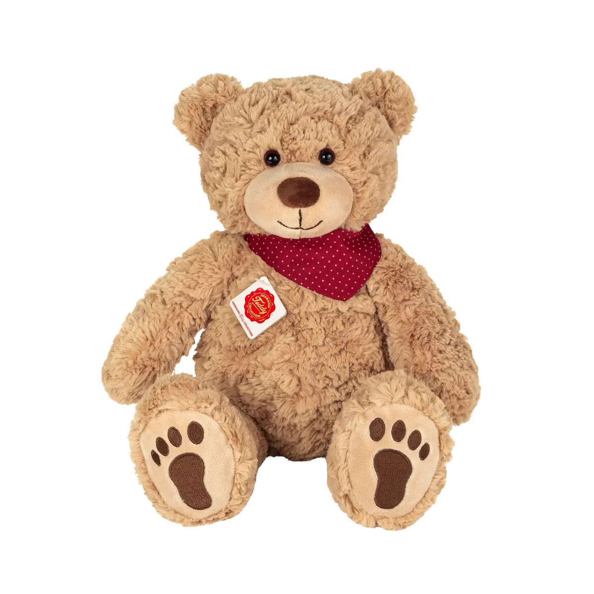 Teddy Hermann Teddy Chilly mit rotem Halstuch, 40 cm