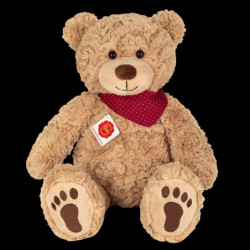 Teddy Hermann Teddy Chilly mit rotem Halstuch, 40 cm