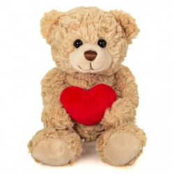 Teddy Hermann Teddy mit Herz beige 20 cm