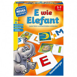 Ravensburger 24951   E wie Elefant   Spielen und Lernen für Kinder, Lernspiel für Kinder von 5 7 Jah