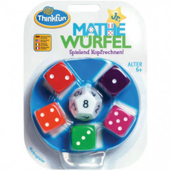 ThinkFun   76316   Mathe Würfel Junior   Grundrechenarten spielerisch Vertiefen, lernen ohne es zu m