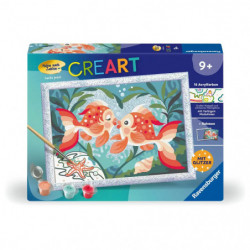 Ravensburger CreArt   Malen nach Zahlen 23998   Verliebte Fische   ab 9 Jahren