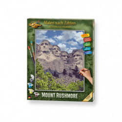 Malen nach Zahlen   Mount Rushmore