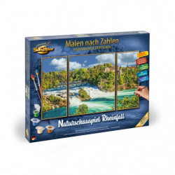 Malen nach Zahlen   Naturschauspiel Rheinfall