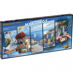 Malen nach Zahlen   Mykonos