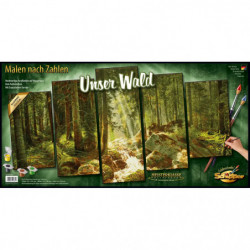 Malen nach Zahlen   Unser Wald (Polypt.)