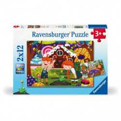 Ravensburger Kinderpuzzle   12004045 Märchenhafte Geschichten   Puzzle für Kinder ab 3 Jahren, mit 2