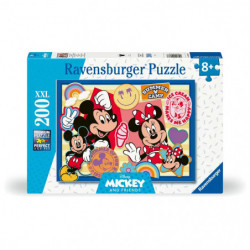 Ravensburger Kinderpuzzle   12004136 Unterwegs mit Mickey und Minnie   Puzzle für Kinder ab 8 Jahren