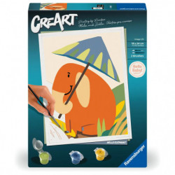 Ravensburger CreArt   Malen nach Zahlen 23902   Hallo Elefant   ab 12 Jahren