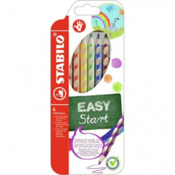 Ergonomischer Buntstift für Rechtshänder   STABILO EASYcolors   6er Pack   mit 6 verschiedenen Farbe