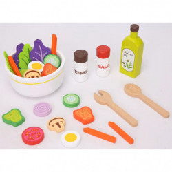 Spielmaus Küche Salat Set aus Holz, 30 Teile
