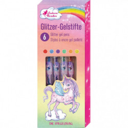 Glitzer Gelstifte (6 St.)   Einhorn Paradies