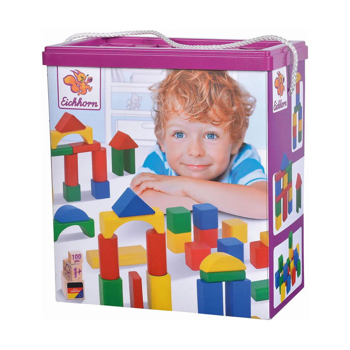 bunte Holzbausteine