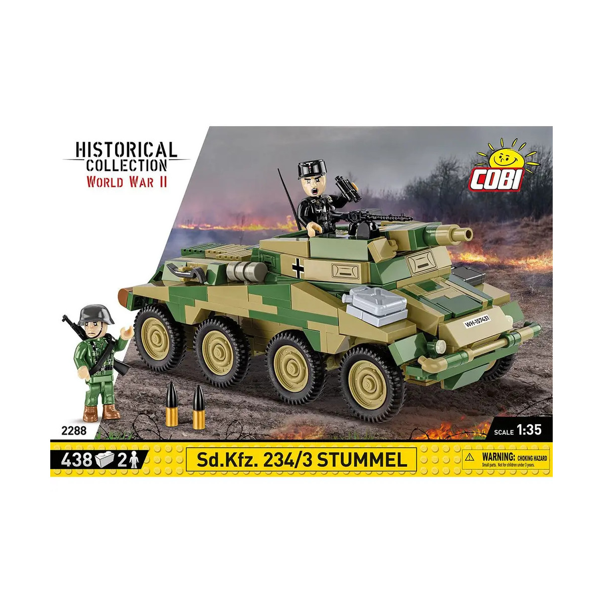 Cobi 2288 Sd.Kfz 234 3 Stummel