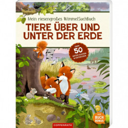 WimmelSuchBuch: Tiere über und unter der Erde (Buchbonus)