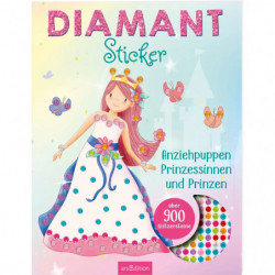 Diamantsticker Anziehpuppen – Prinzessinnen und Prinzen