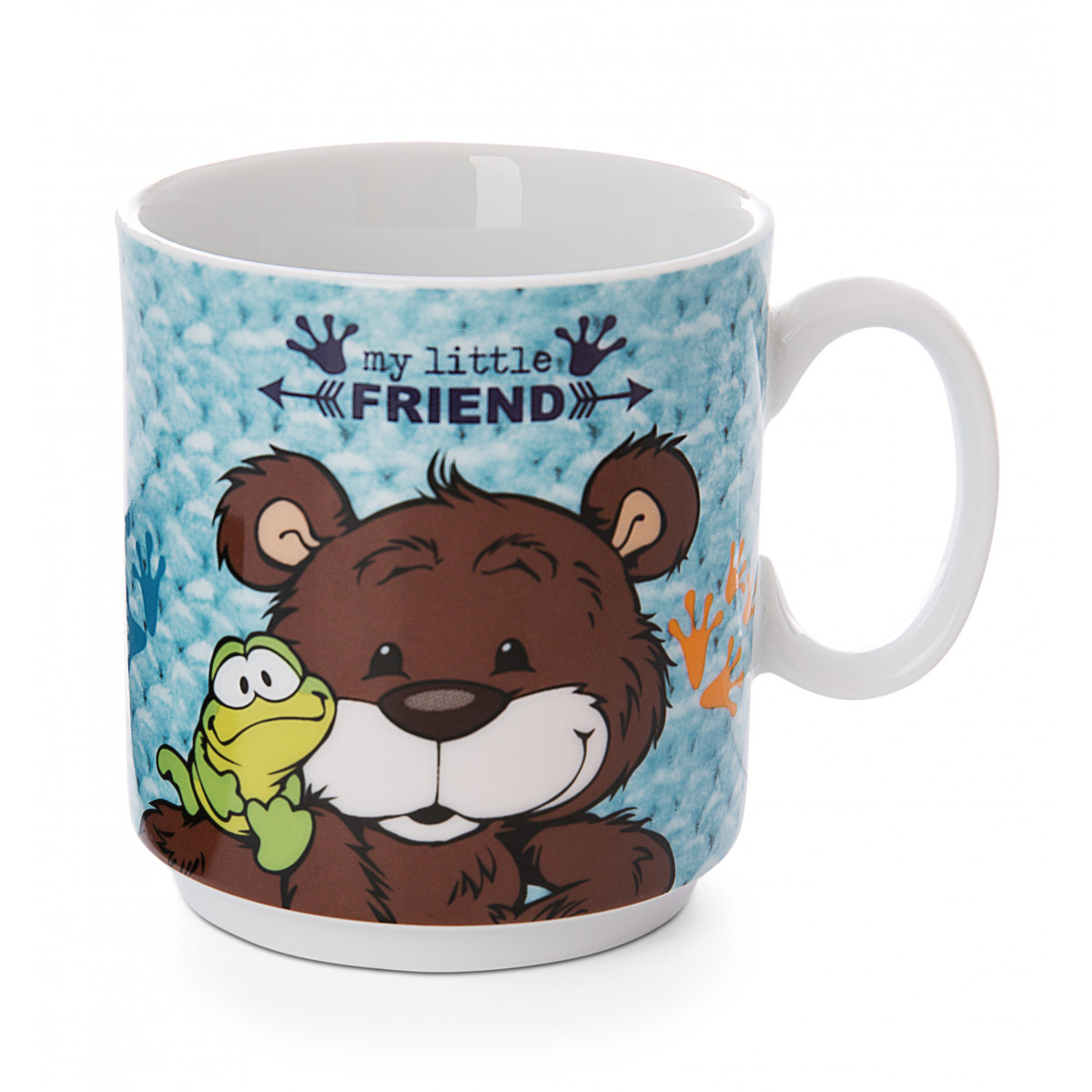 Kindertasse Bär und Frosch