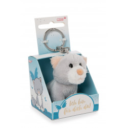 Schlüsselanhänger Katze ''Ich bin für dich da!'' in Geschenkverpackung