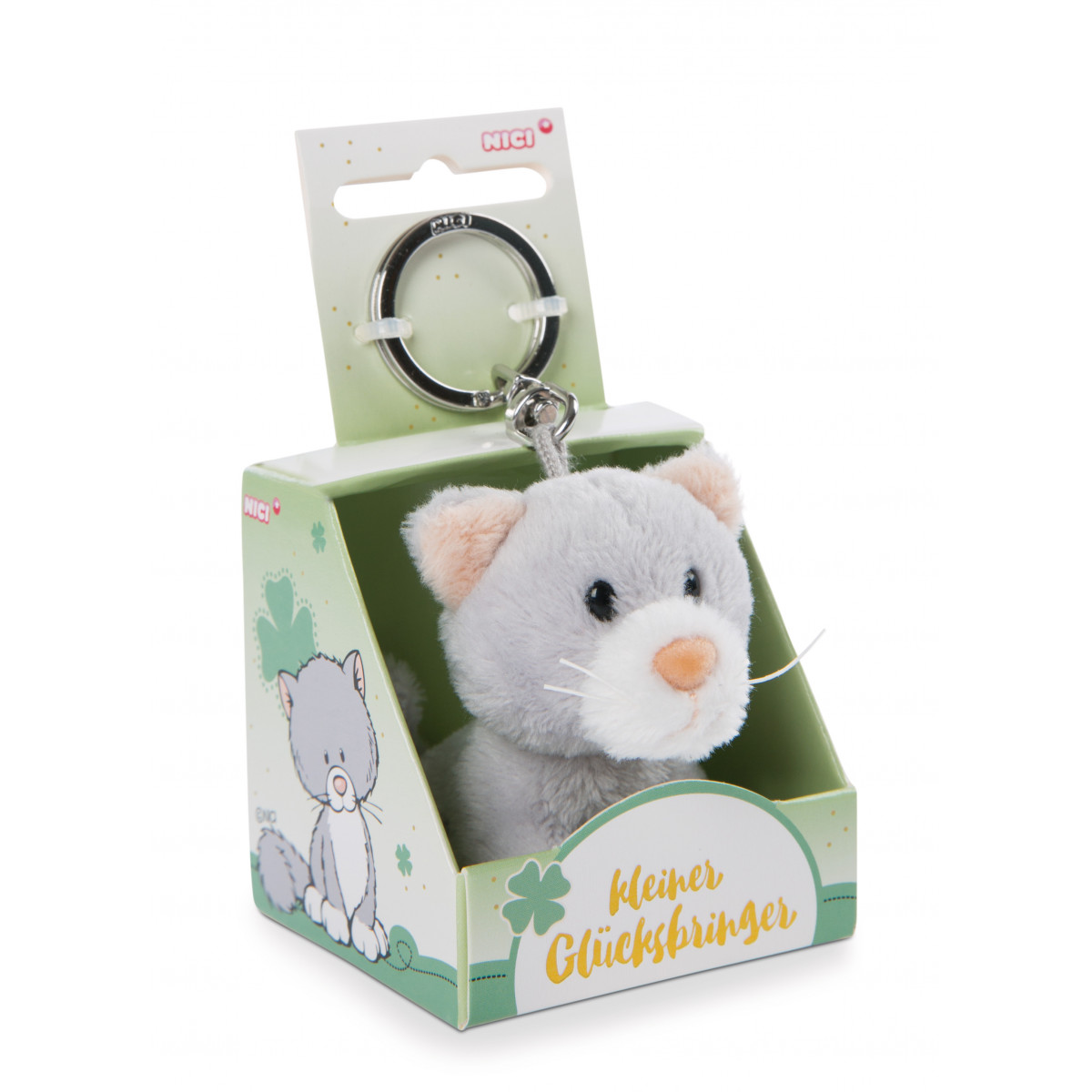 Schlüsselanhänger Katze ''Kleiner Glücksbringer'' in Geschenkverpackung