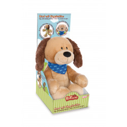 Kuscheltier Hund Barky mit Biegefunktion in Geschenkverpackung