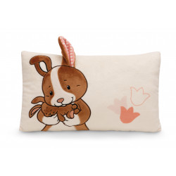 Kissen Hase & Kind Hopsala