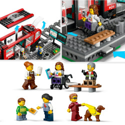 LEGO® City 60423 Straßenbahn mit Haltestelle