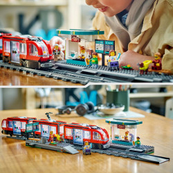 LEGO® City 60423 Straßenbahn mit Haltestelle