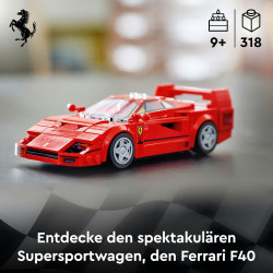 LEGO® Speed Champions 76934 Ferrari F40 Supersportwagen