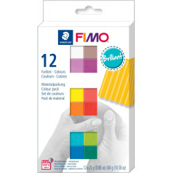 Modelliermasse FIMO® soft Materialpackung Brilliant ColoursSet Model clay FIMO® soft MP BC
