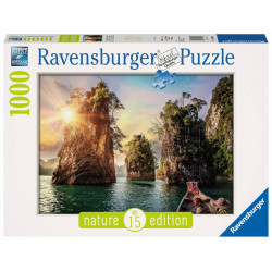 Ravensburger Puzzle 13968   Three rocks in Cheow, Thailand   1000 Teile Puzzle für Erwachsene und Ki