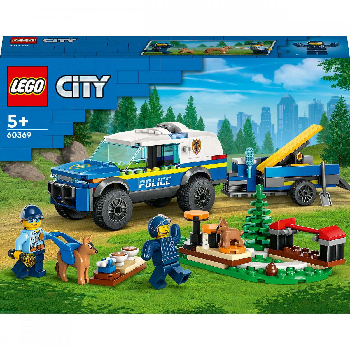 LEGO City 60369 Mobiles Polizeihunde Training