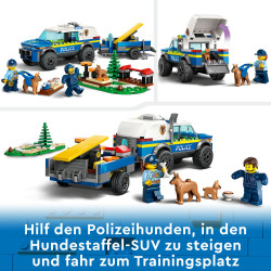 LEGO City 60369 Mobiles Polizeihunde Training