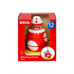 BRIO – 30237 Drück  & Dreh Clown | Spielzeug für Kleinkinder ab 12 Monaten