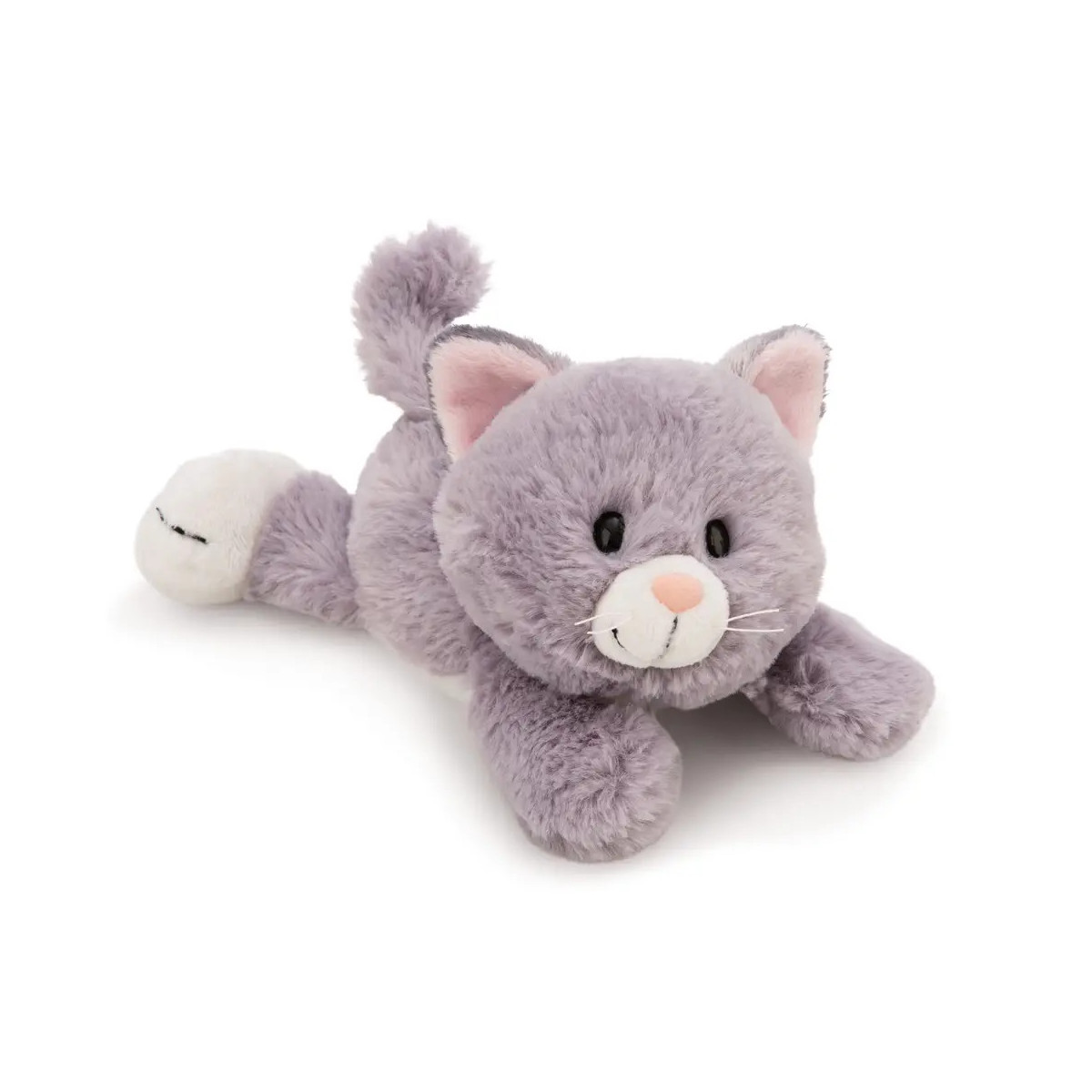 Kuscheltier Liegende Katze grau NICI GREEN