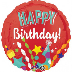 Folienballon Happy Birthday