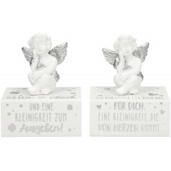 Depesche 10877 WUNSCHERFÜLLER Engelfigur auf Box